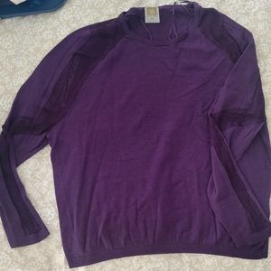 Lightweight purple sweater